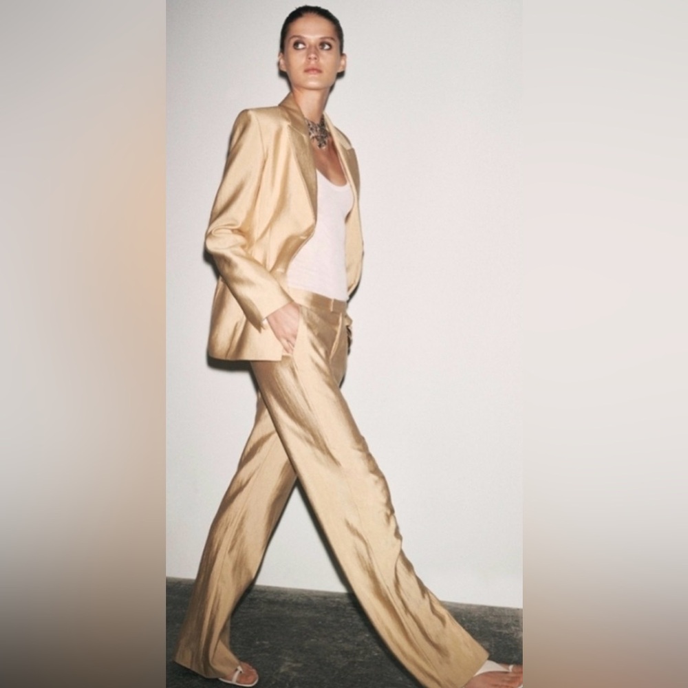 Zara Gold Women's Pants